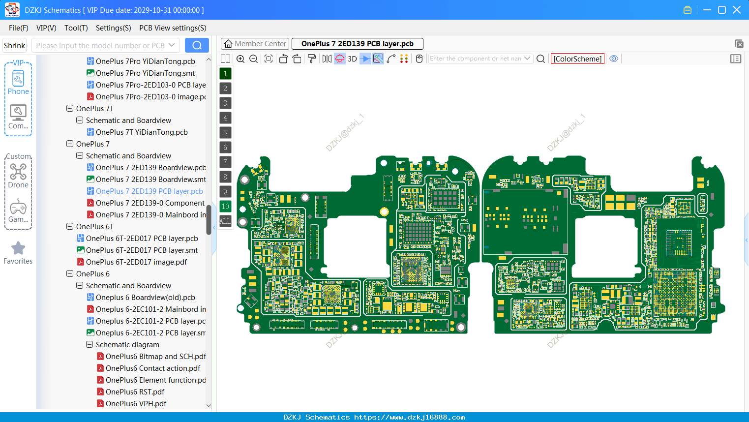 OnePlus 7 2ED139 PCB Layer